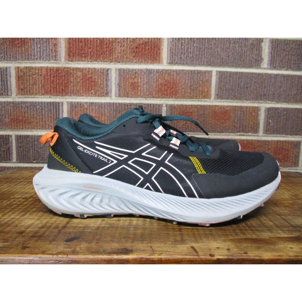 ASICS Womens Gel-Excite Trail 2 Black 1012B412 Hiking Shoes Running Sneakers 8